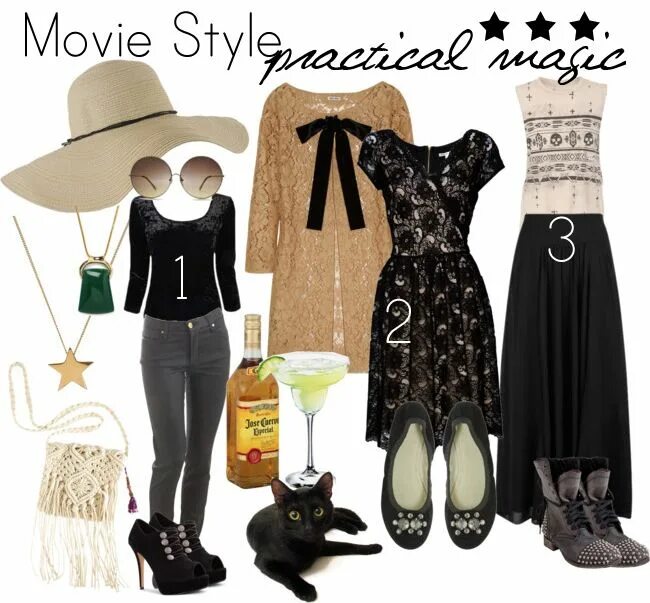 Магия стиля женская одежда XOXO, Sam A Lifestyle Blog: Movie Style: Practical Magic Witch fashion, Practica