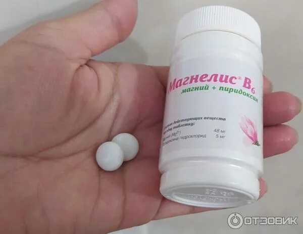 Магнелис в6 фото таблеток Отзыв о Таблетки OTCpharm "Магнелис В6" Отлично решает поставленные задачи и отл