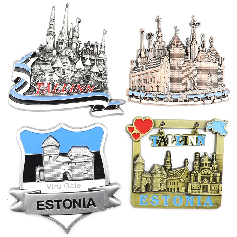 Магнит эстонская ул 33 фото Custom Design Refrigerator Magnet Zinc Alloy Movable 3d Metal Estonia Tallinn So