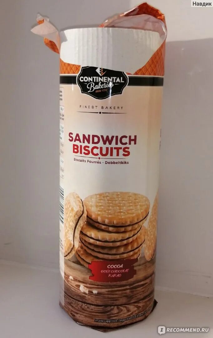 Магнит сэндвич печенье фирменное фото Печенье-сэндвич Continental Bakeries Sandwich Biscuits - "Новинка в Магните - Ни
