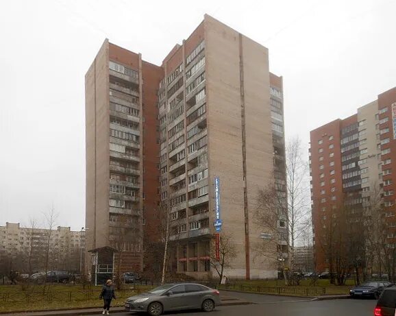 Магнит ул асафьева 9 корп 2 фото Общежитие, Современный, Архитектор ТП серия Щ-9378, ЛенНИИпроект, Игнатов В. П.,