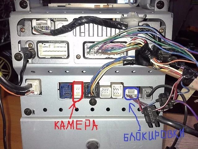Магнитола тойота подключение камеры Китайская камера к штатой голове (MULTI AV STATION) - Toyota Caldina (241), 2 л,