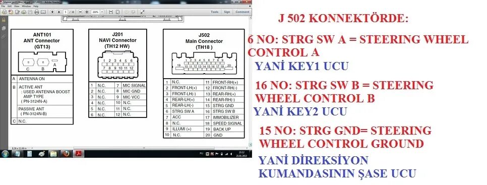 Магнитола visteon 10ga схема подключения Nissan araçlarda direksiyon kumanda kolunun aktif edilmesi - Sayfa 2 - NISSAN CL