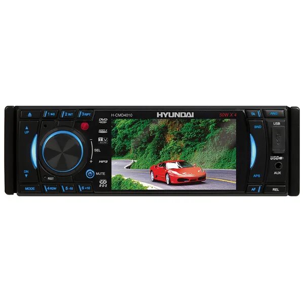 Магнитолы хендай фото Купить Автомобильная магнитола с DVD + монитор Hyundai H-CMD4010 в каталоге инте