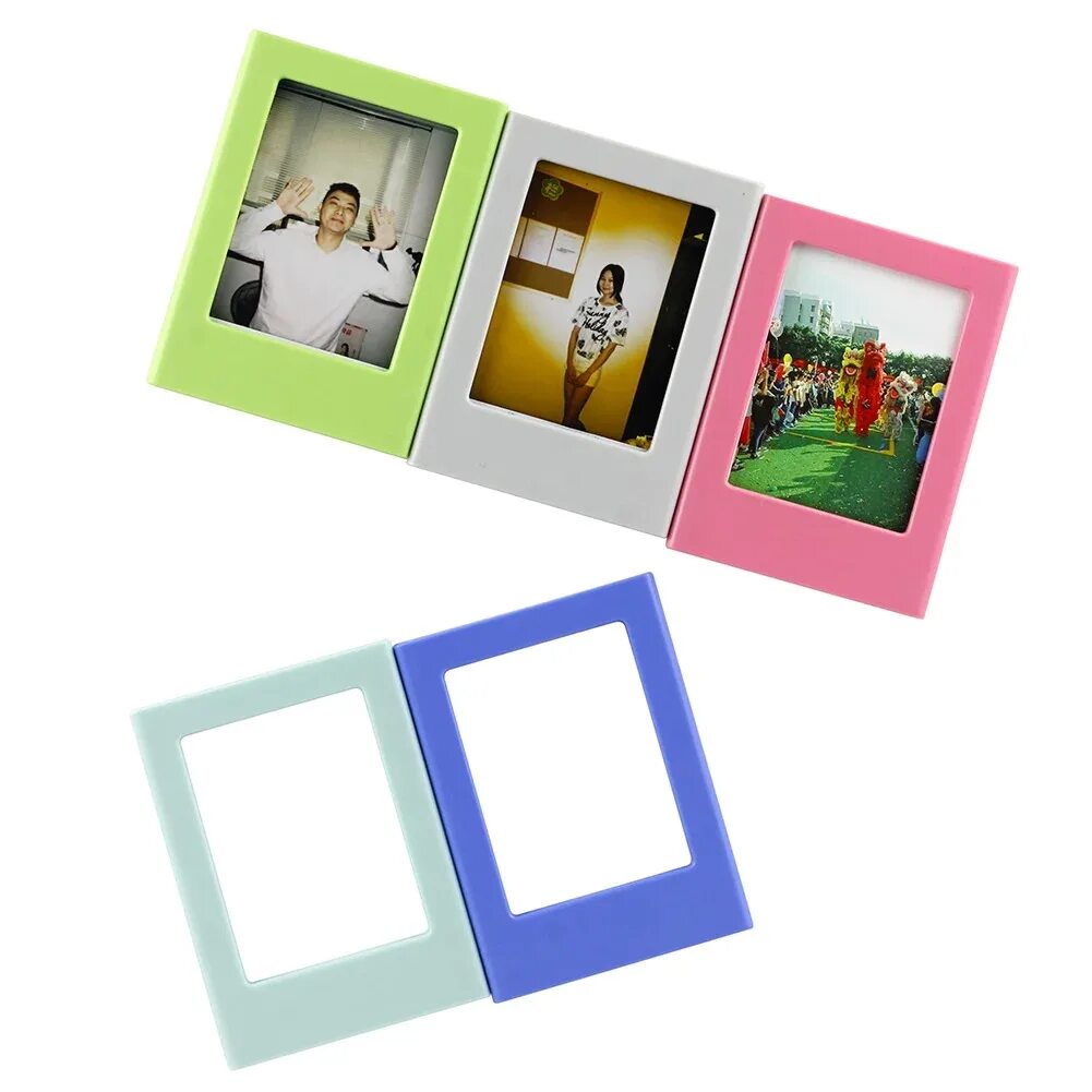 Магниты рамки для фото на холодильник 5Pcs 3 дюйма Магнитная Фоторамка сборка "сделай сам" для Фотографии Декор для ка