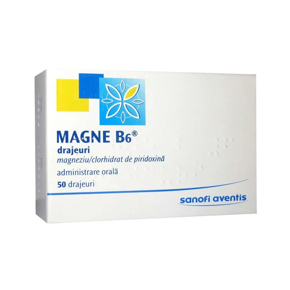Магний б 6 фото Выбрать Magne B6 comp. film. N50 по лучшей цене со всех аптек Молдовы