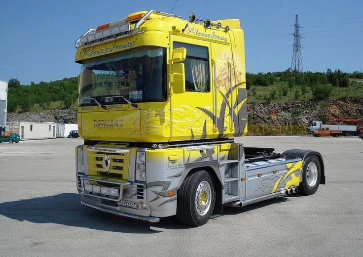 Магнум тюнинг фото RENAULT MAGNUM TRUCK Грузовики, Мотоцикл