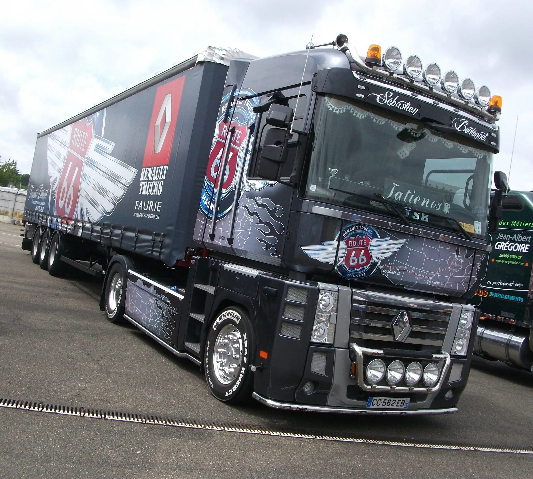 Магнум тюнинг фото Скачать American Truck Simulator "Renault Magnum 440; 480; Legend; Route66 в Тра