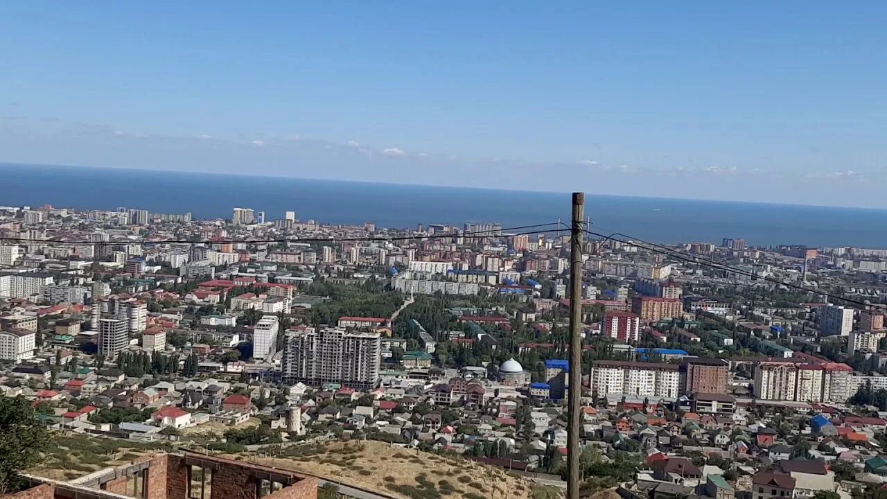 Махачкала фото Махачкала Дагестан-вид с Тарки Тау - YouTube