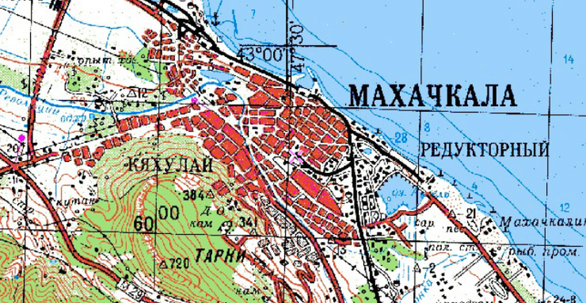 Махачкала карта фото Правительство России отменило старые границы Махачкалы