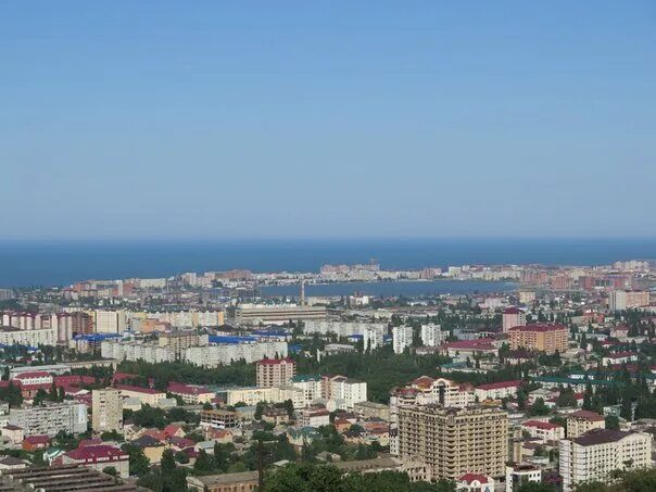 Махачкала картинки фото Панорамный вид на Махачкалу и Каспийское море с горы Тарки-Тау Бюджетные путешес