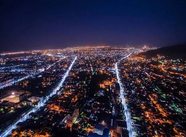Махачкала ночью фото The Night of Makhachkala. You can't see the trash from that height. Native Dages