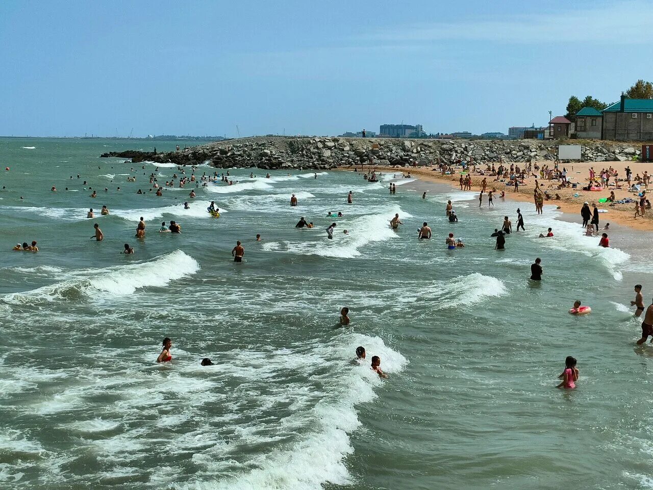 Махачкала отдых на море фото Фото: Пляж Лагуна, пляж, Республика Дагестан, Каспийск, Рекреационная Зона - Янд