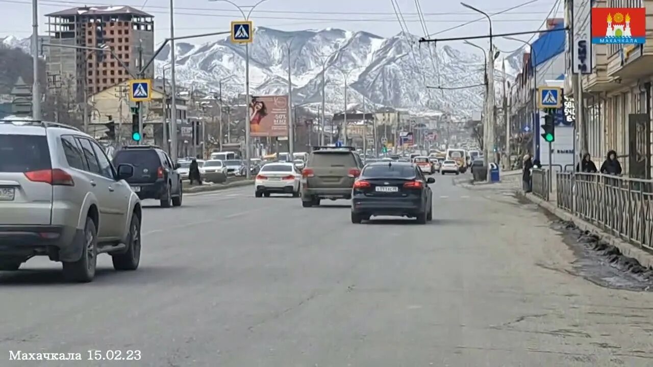 Махачкала сегодня фото Махачкала 15.02.23 - YouTube