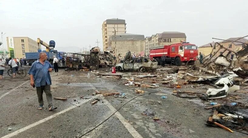 Махачкала траур сегодня фото Десятки погибших и раненых. Все, что известно о взрыве на заправке в Махачкале 6