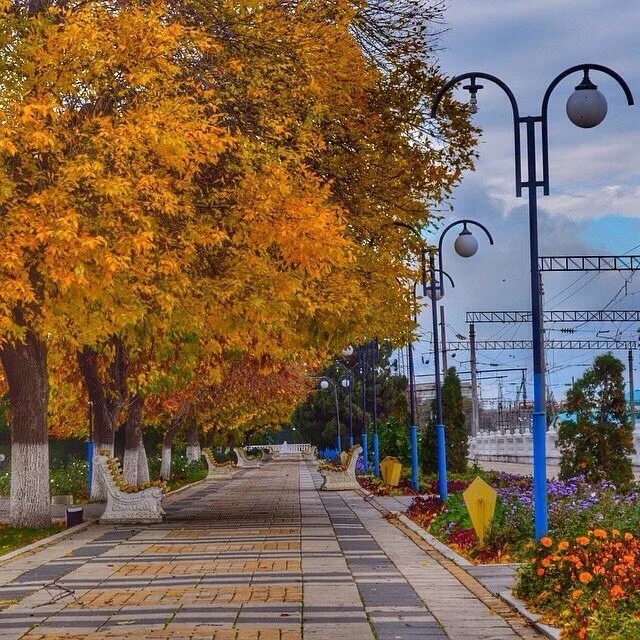 Махачкала в октябре фото Родопский бульвар, Махачкала #insta@m.kala 2014 Махачкала ВКонтакте