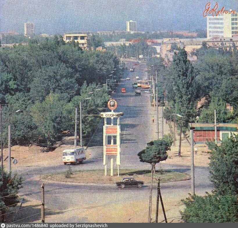 Махачкала в советское время фото Перспектива улицы 26 Бакинских комиссаров - Retro photos