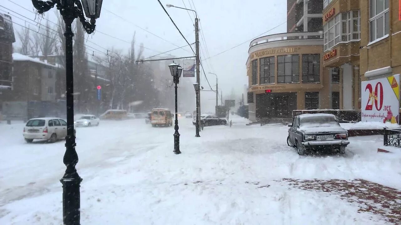 Махачкала зимой фото Зима в Махачкале. 30.01.2014г. - YouTube