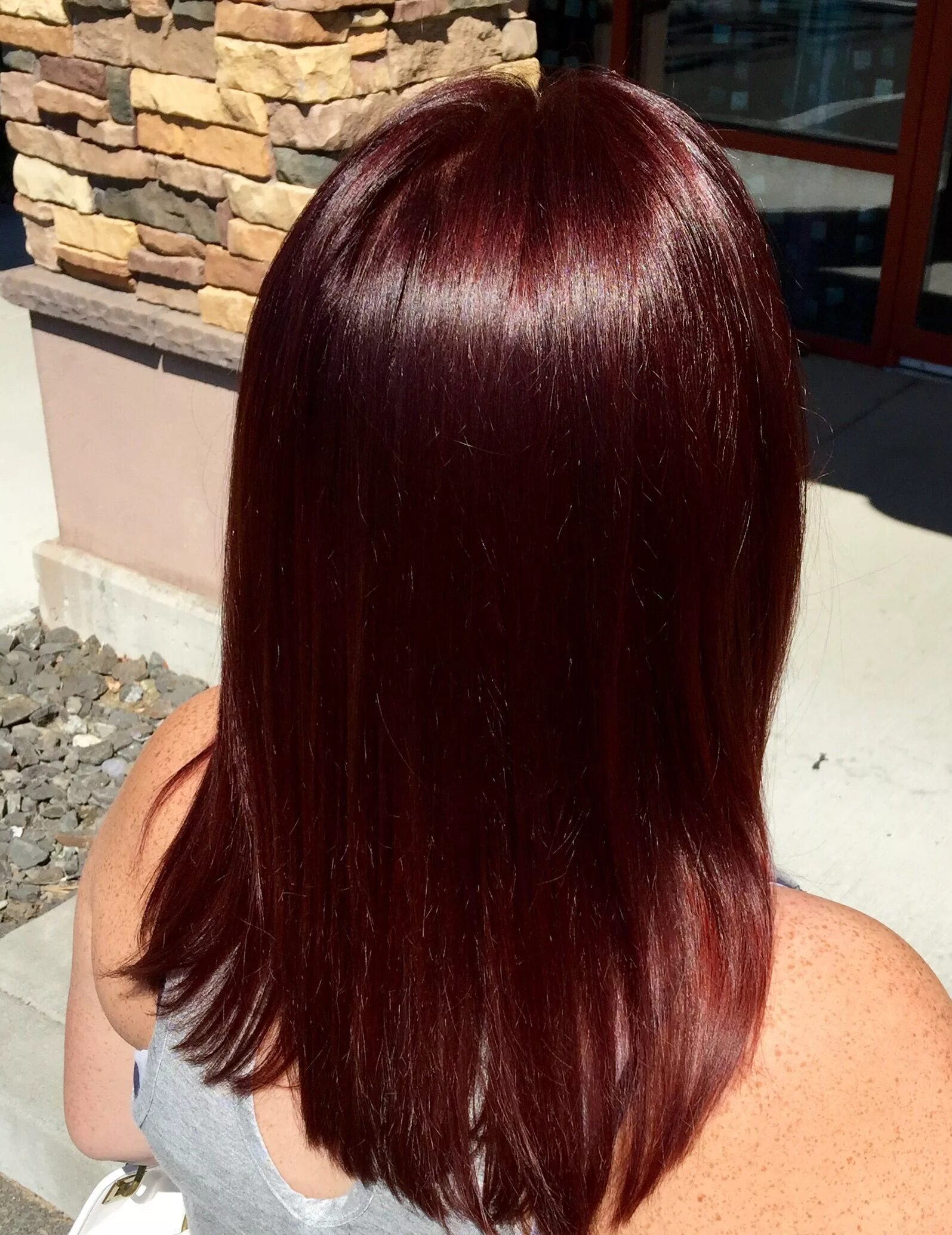Махагон цвет волос фото краска Dark Mahogany- amber Hair color mahogany, Mahogany hair, Schwarzkopf hair color