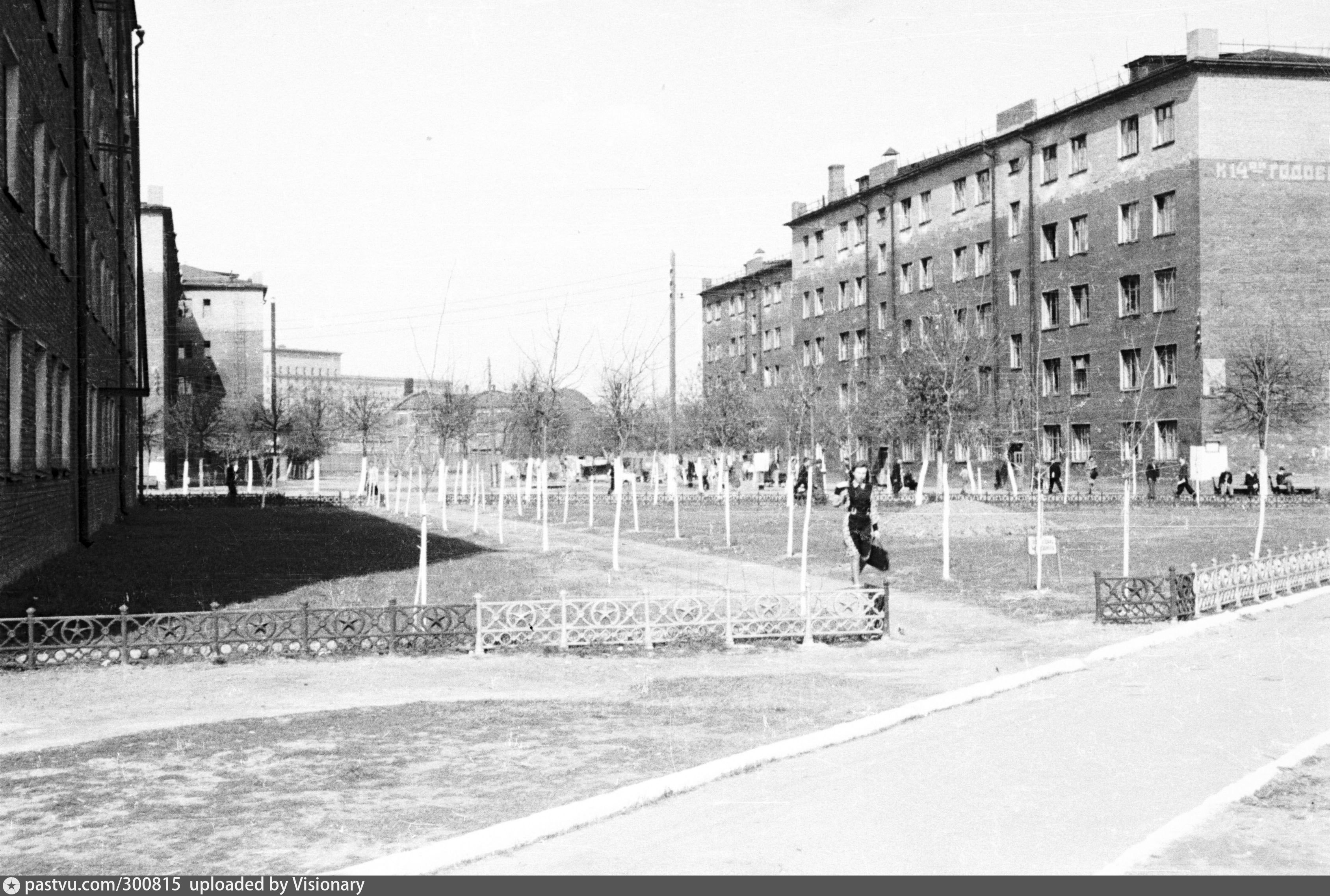 Маи старые фото Студенческий городок МАИ. 1-й корпус общежития - Retro photos