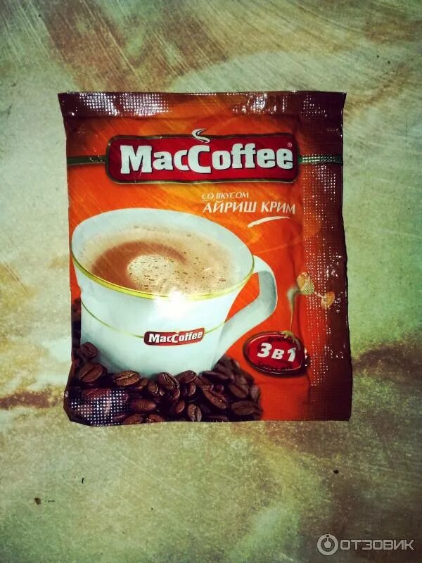 Мак кофе фото Отзыв о Кофейный напиток Mac Coffee 3 в 1 Irish Cream Тот же кофе, что и из авто