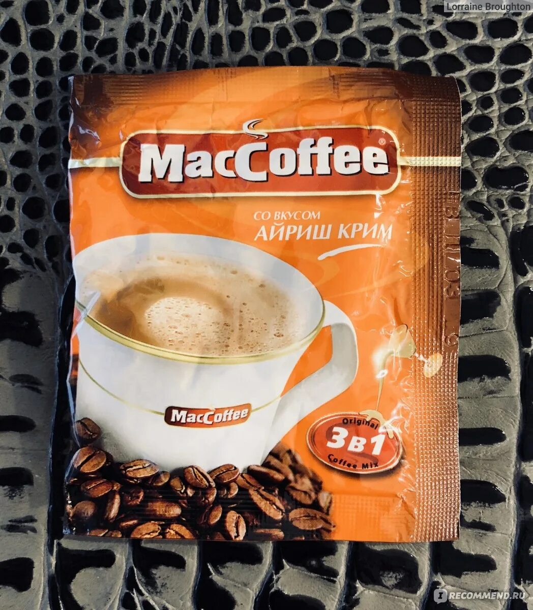 Мак кофе фото Кофе MacCoffee Айриш крим - "Калорийный химикат!" отзывы