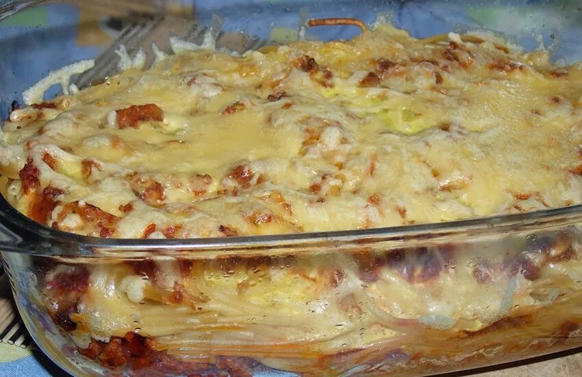 Макаронная запеканка в духовке фото Запеканка с макаронами пошаговый рецепт - найдено 86 картинок