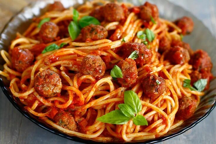 Макароны без мяса рецепты с фото Spaghete cu chifteluțe - rețeta de spaghetti con le polpettine Recipe Cooking, F