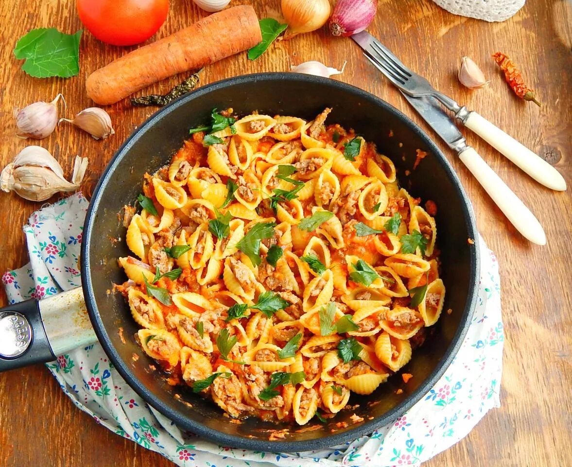 Макароны без мяса рецепты с фото макароны