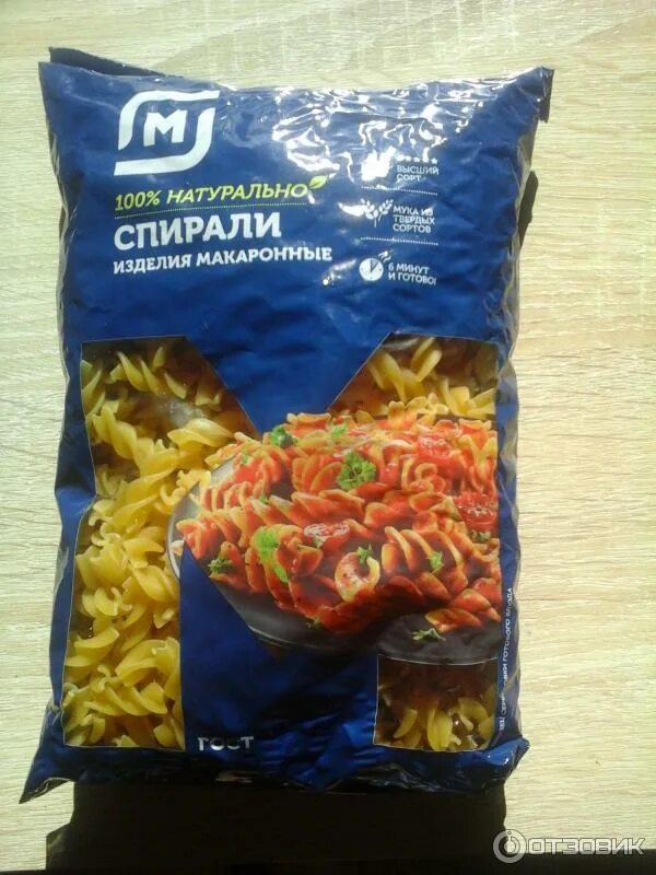 Макароны магнит фото Отзыв о Макаронные изделия Кубанский комбинат хлебопродуктов "Спирали" на любите