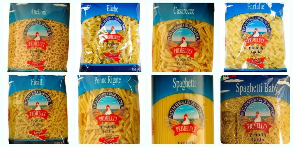Макароны марки фото Pasta Primeluci / Торговые марки / Портал менеджеров и представителей оптово-про