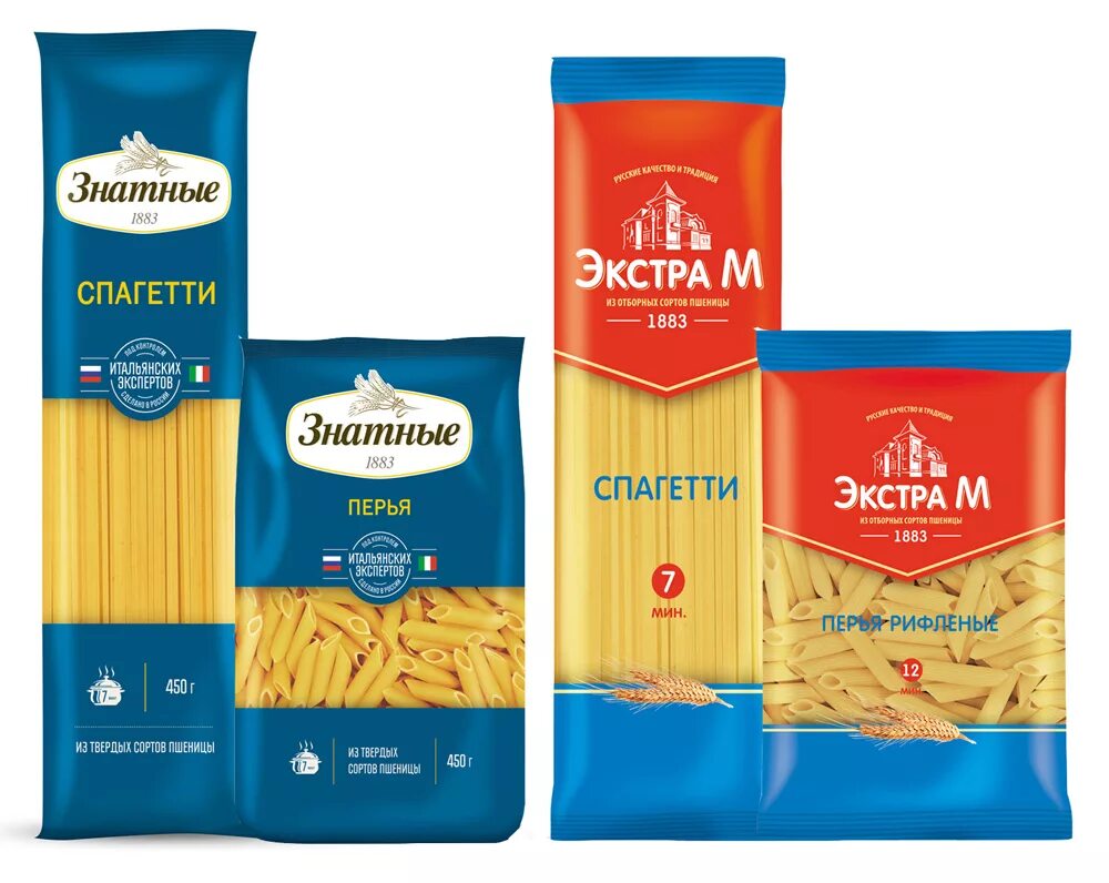 Макароны марки фото "Экстра-М" выпустила макароны "Знатные" в новом дизайне упаковки