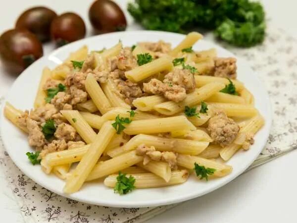 Макароны по флотски с фаршем фото Рецепты на каждый день - страница 121