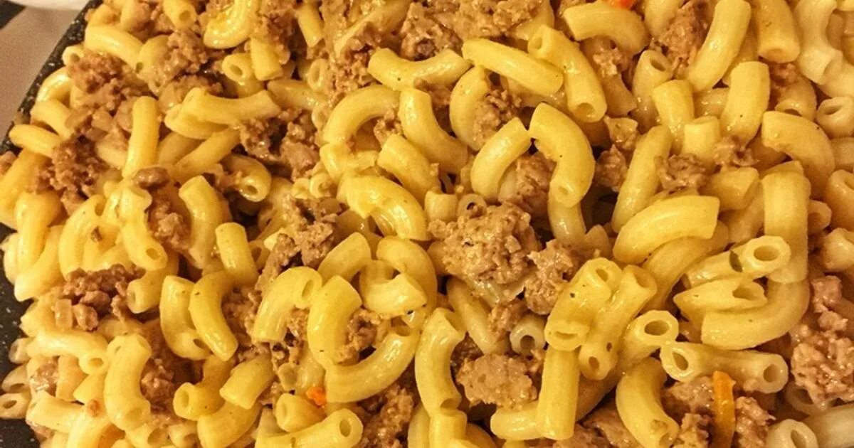 Макароны по флотски в кастрюле фото Макароны по флотски с фаршем в духовке - CoffeePapa.ru