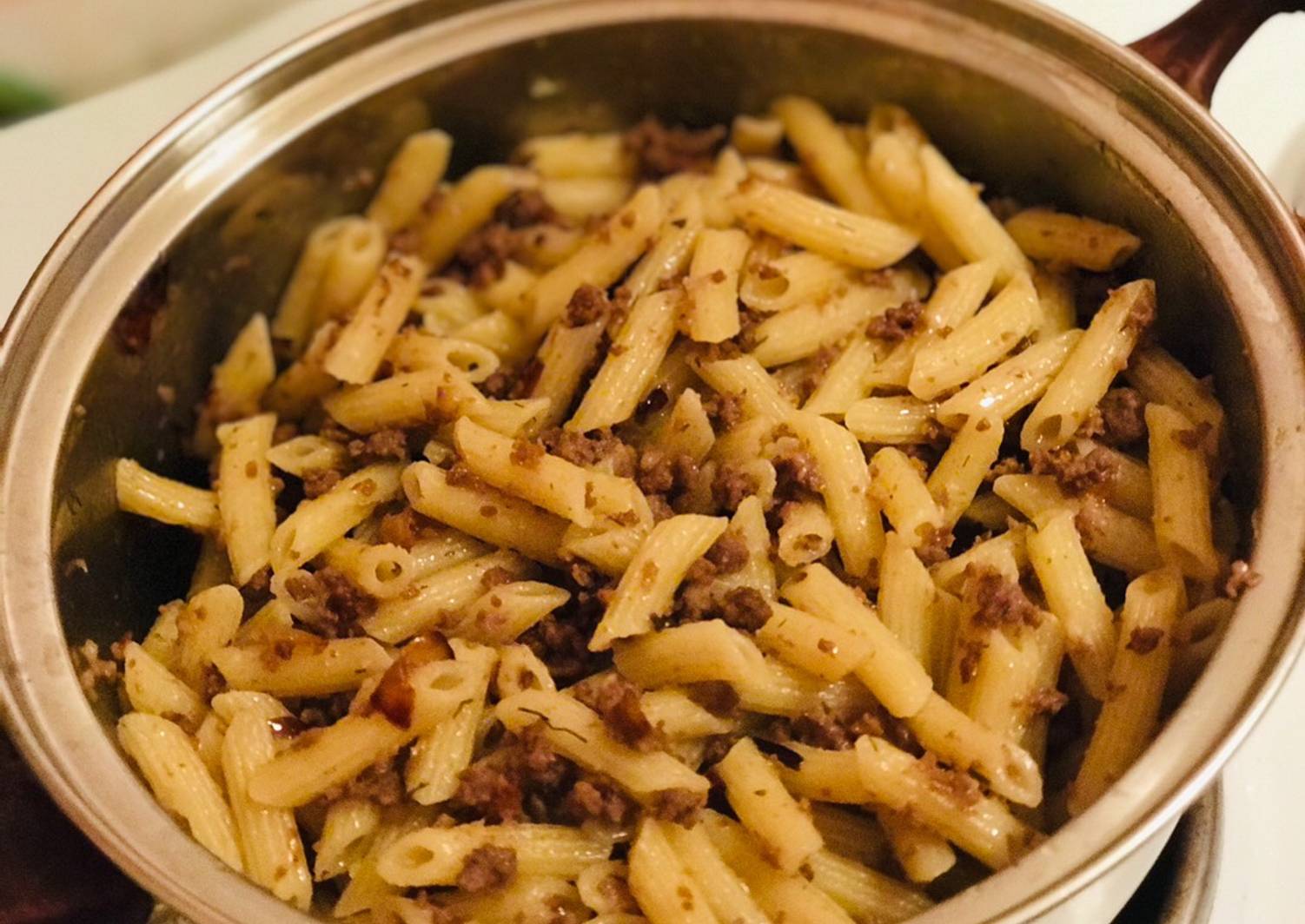 Макароны по флотски в кастрюле фото Макароны с тушенкой классический рецепт