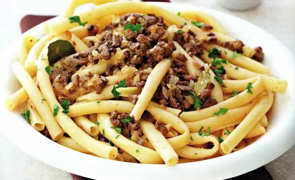Макароны по флотски в кастрюле фото Макароны по флотски с колбасой - CoffeePapa.ru