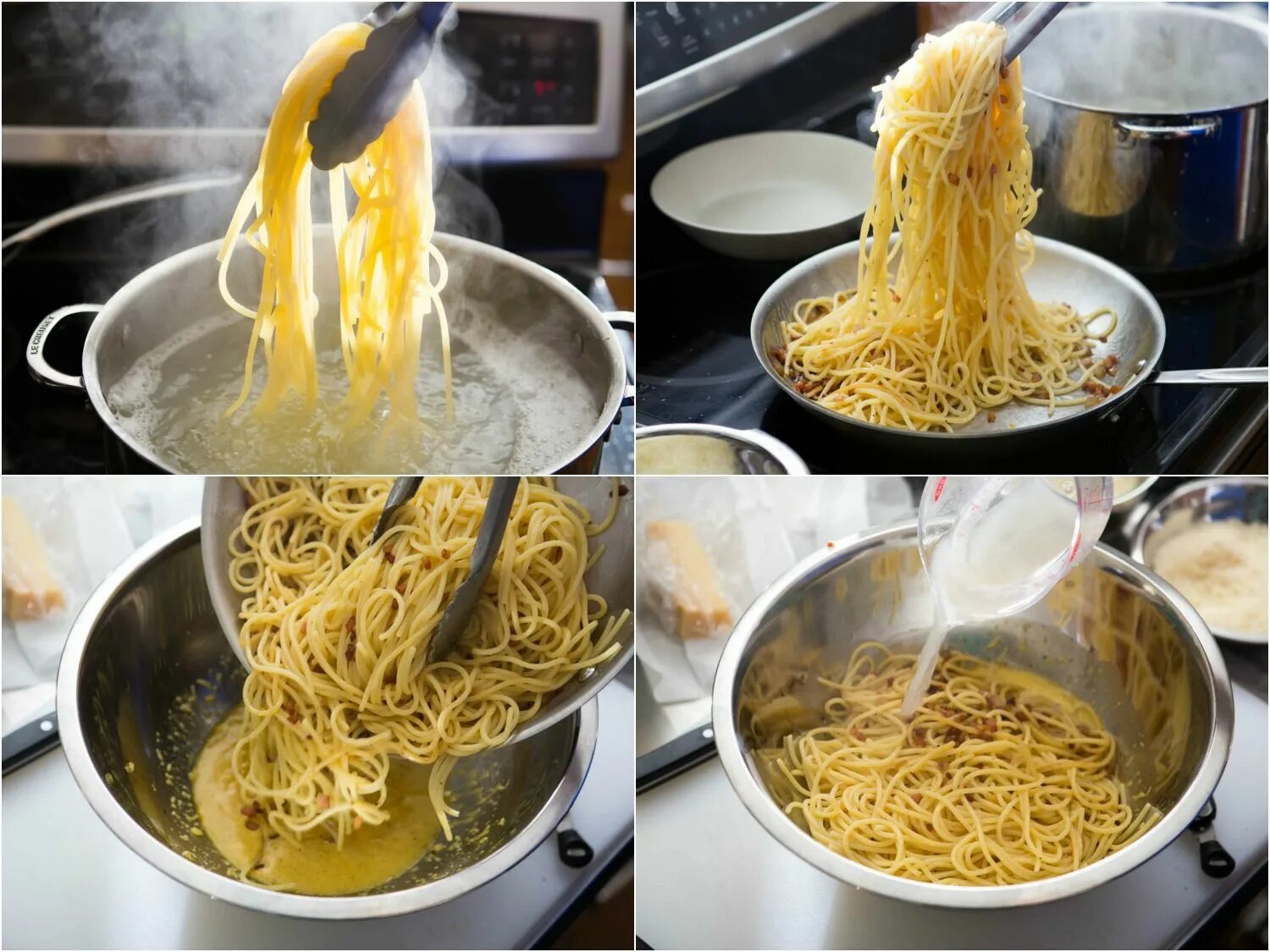 Макароны рецепт приготовления с фото Dinner in 20: Make Foolproof Pasta Carbonara Without Scrambling (Eggs) (Serious 