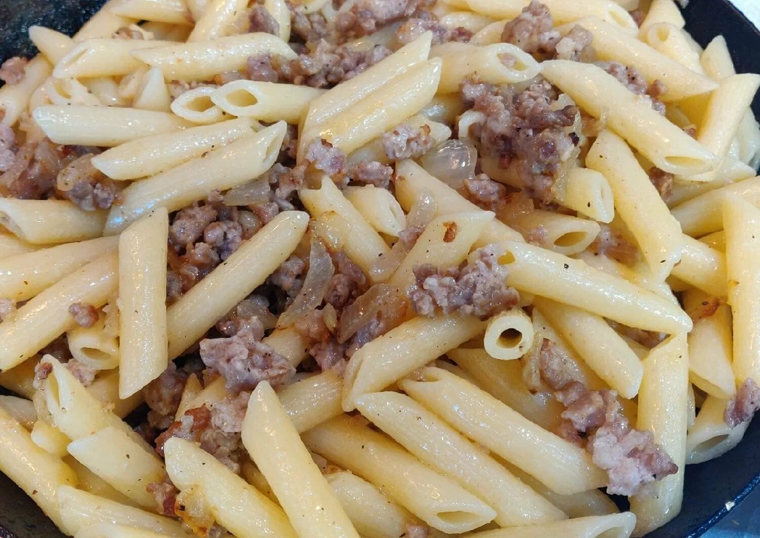 Макароны с фаршем в мультиварке фото Макаронный с фаршем