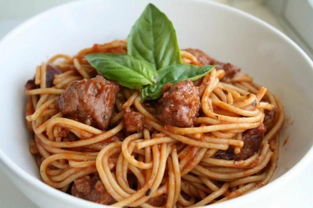 Макароны с говядиной рецепт с фото Pin on Pasta