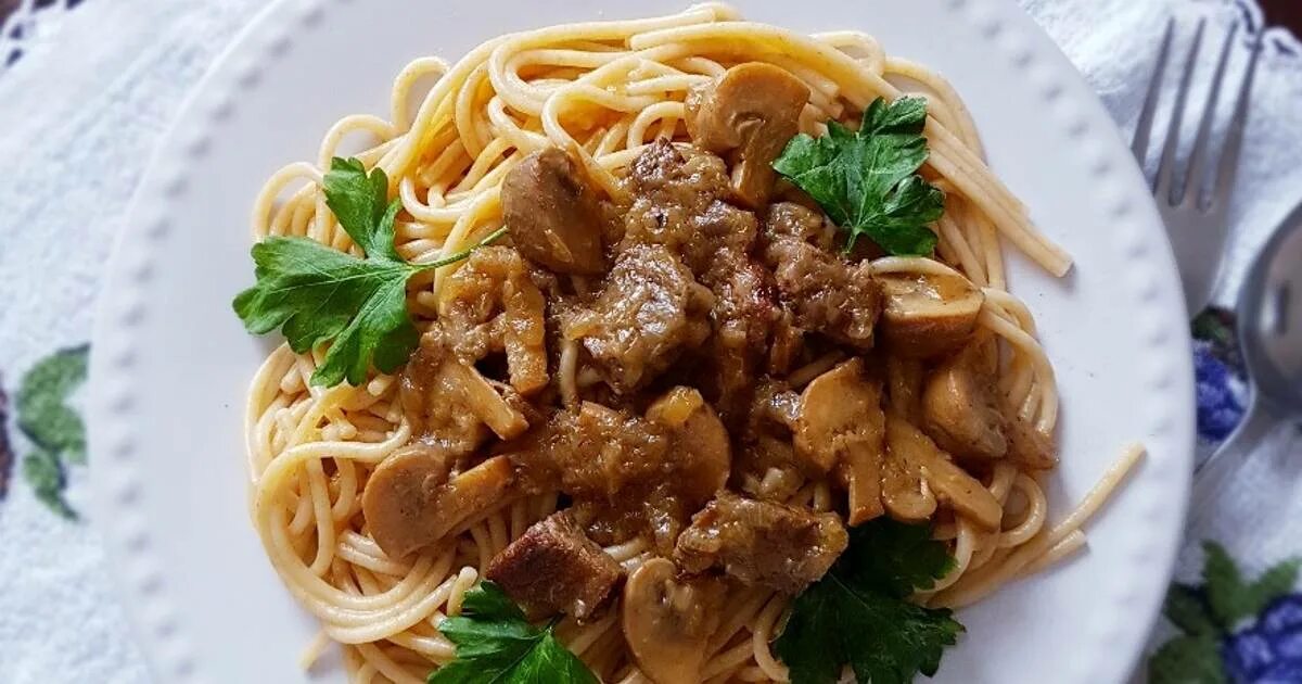 Макароны с говядиной рецепт с фото Свинина с макаронами рецепты CoffMachines.ru