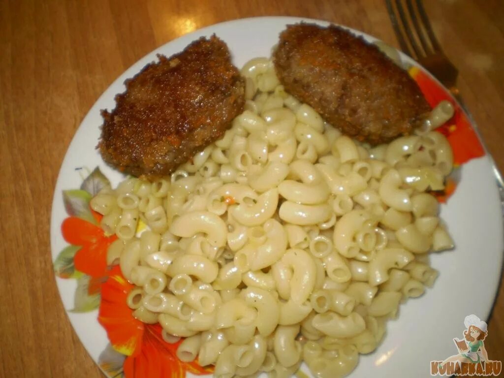 Макароны с котлетой рецепты с фото Кулинарный архив