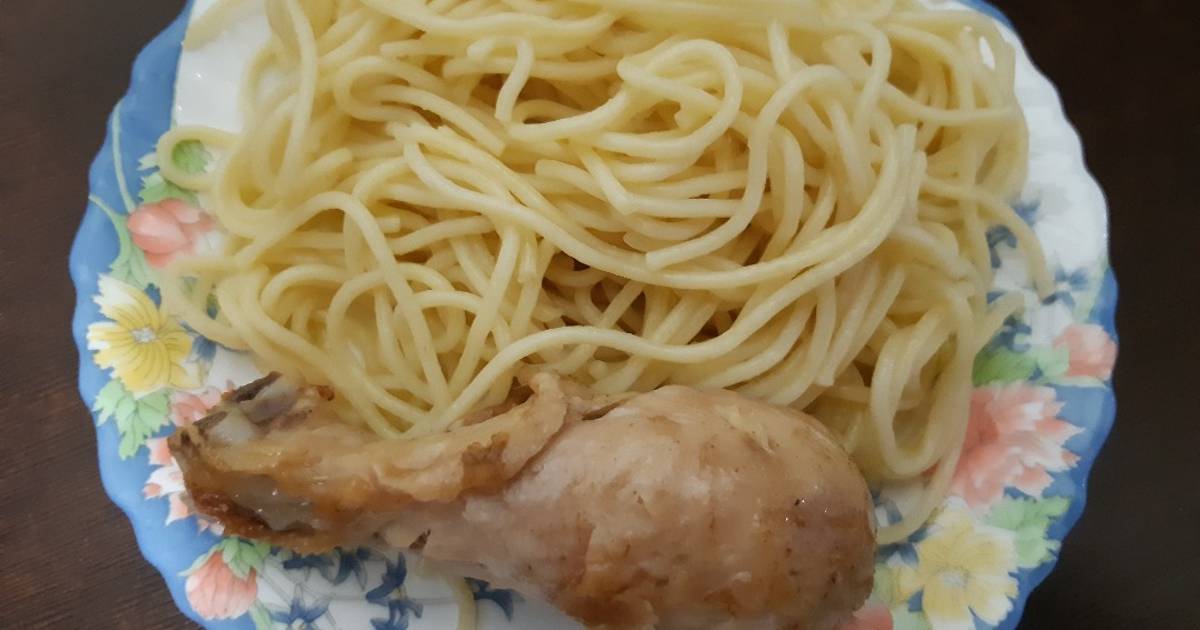 Макароны с курицей фото Спагетти С Куриной Рецепт - Рецепты С Фото