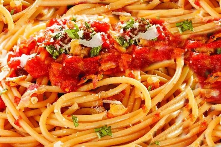 Макароны с сыром и помидорами фото Спагетти с сыром и помидорами рецепт фото пошагово и видео Рецепт Спагетти рецеп