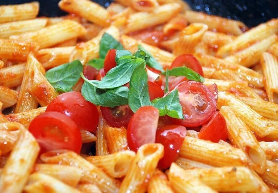Макароны с сыром и помидорами фото Соус "Барилла" - пошаговый рецепт с фото на Повар.ру