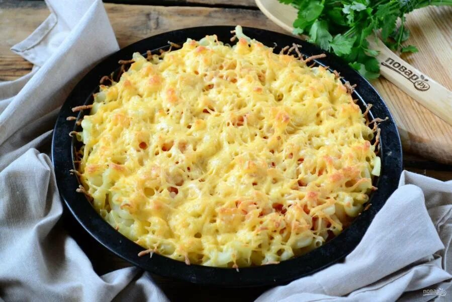 Макароны с сыром рецепт с фото Блюда из макарон - рецепты с фото на Повар.ру (1601 рецепт макарон)