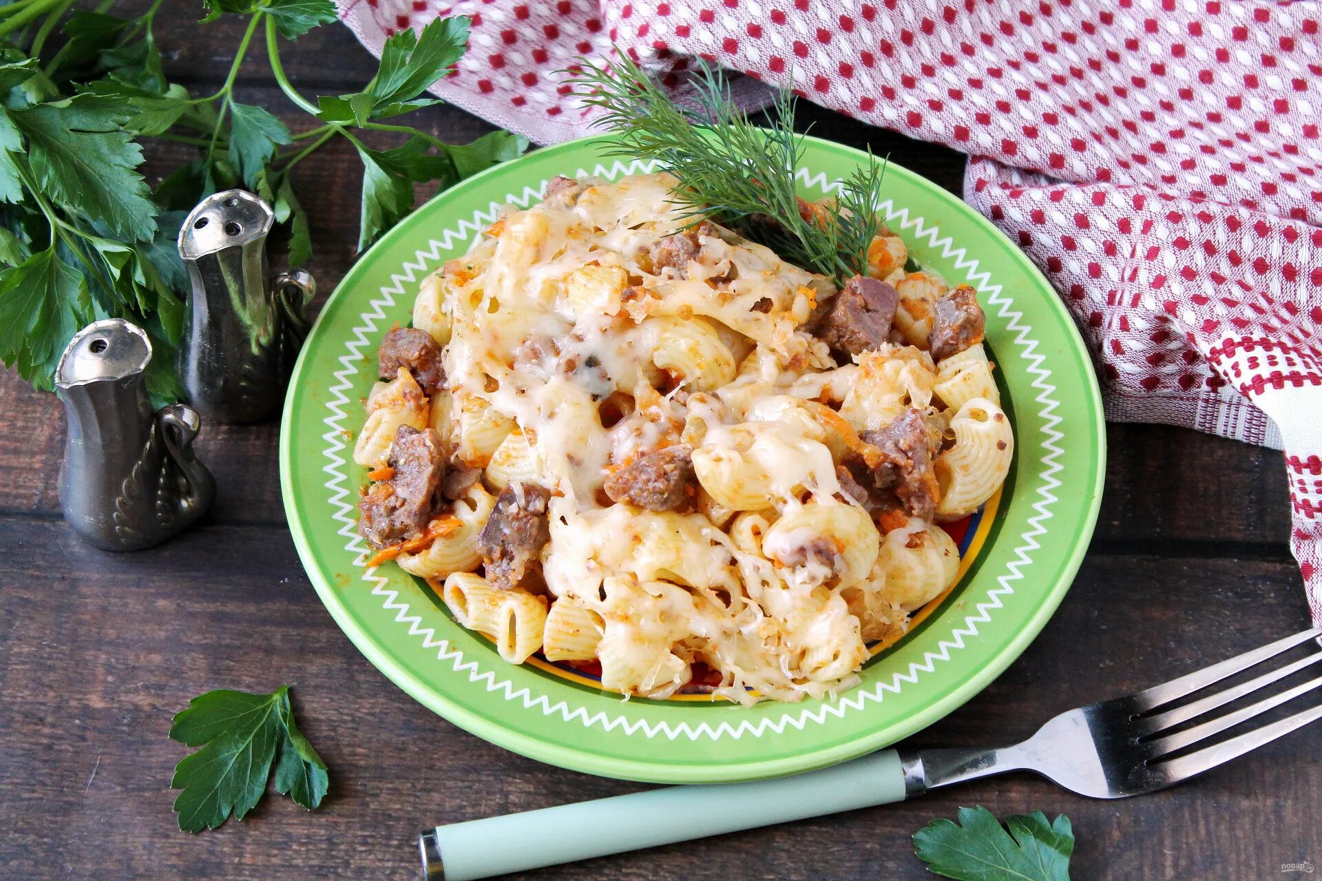 Макароны с тушенкой на сковороде фото Макароны с тушенкой и сыром - пошаговый рецепт с фото на Повар.ру