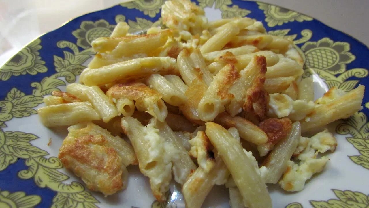 Макароны с яйцом на сковороде фото Как приготовить макароны с яйцами - YouTube
