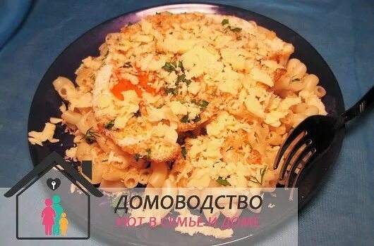 Макароны с яйцом на сковороде фото Макароны с яйцом и сыром