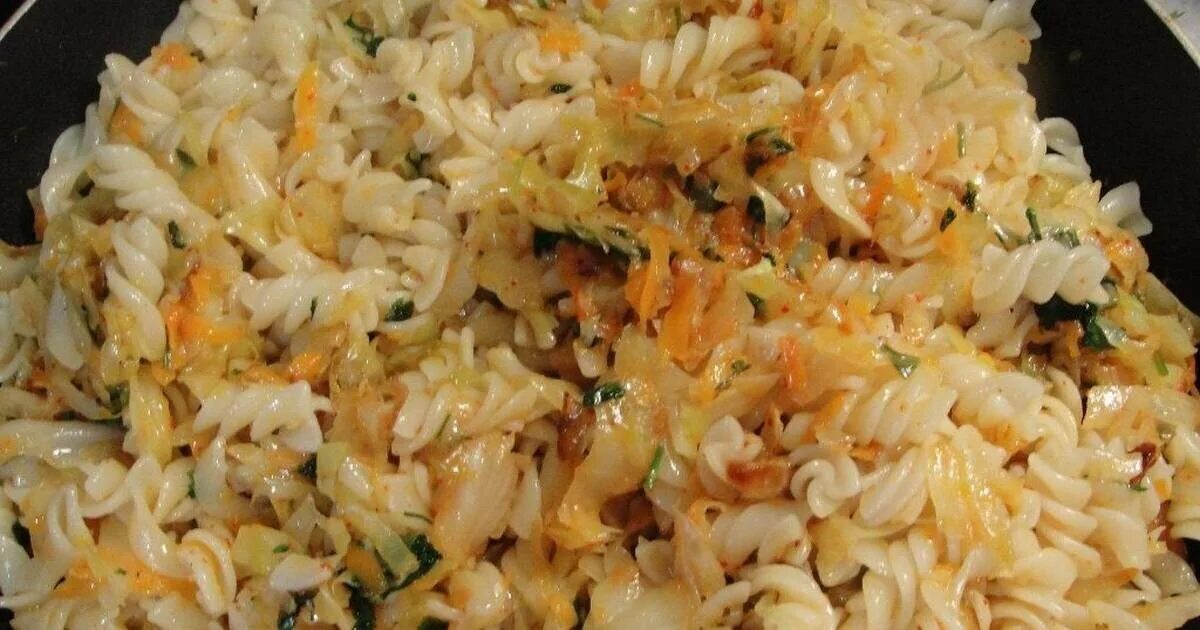 Макароны с жареной капустой рецепт с фото Универсальная Европа - ноу-хау Omi Hal Дзен