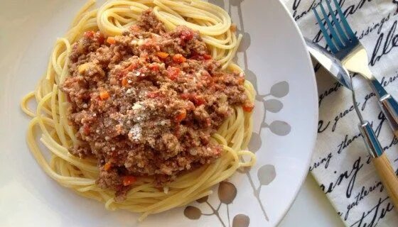 Макароны соус болоньезе рецепт с фото Italian-Style Meatloaf Recipe Spaghetti bolognese, Easy vegetable pasta, Bologne
